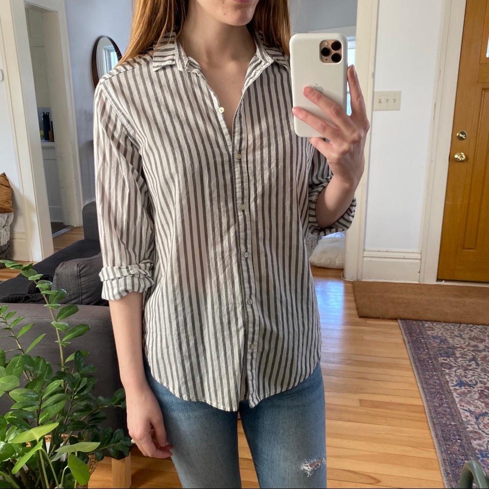 Striped Button-Up - Picture 2 of 5